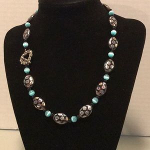 🌸Beautiful Handcrafted 17” Necklace with Toggle